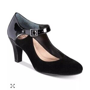 Giani Bernini 8W Black Velmah Memory Foam Mary Jane Pumps Career